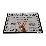 Design discret et tendance : notre paillasson mesure 40 x 60 cm et son design discret évite que les portes ne se coincent. Ses couleurs et motifs élégants s'adaptent à tous les styles de décoration et rendent votre intérieur plus mignon et plus agréable.