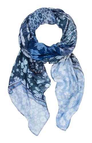 Desigual Femme Foulard rectangulaire en patch denim.