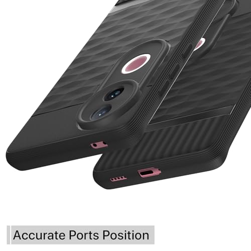 Image of Outlouders Back Cover for Vivo T4R 5G / iQoo Z10R 5G / Vivo V50 5G / V50e 5G | Full Camera Protection | TPU Soft Flexible Shockproof Bumper Case (Black)