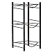 LIANTRAL 5 Gallon Water Jug Holder, 3 Tiers Brown Heavy Duty Water Rack Freestanding, Water Bottle Organizer for Home Office