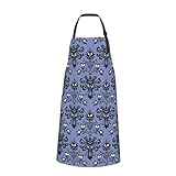 Haunted Mansion Aprons With Pockets For Men Women Waterproof,100% Polyester 1 Piece Kitchen Apron...