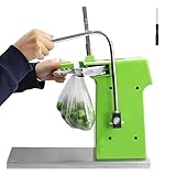 Manuelle Klemm-Versiegelungsmaschine für Plastiktüten, einstellbarer Druck mit Aluminiumnägeln und Muttern, ideal für Supermärkte, Bäckereien und Cafés