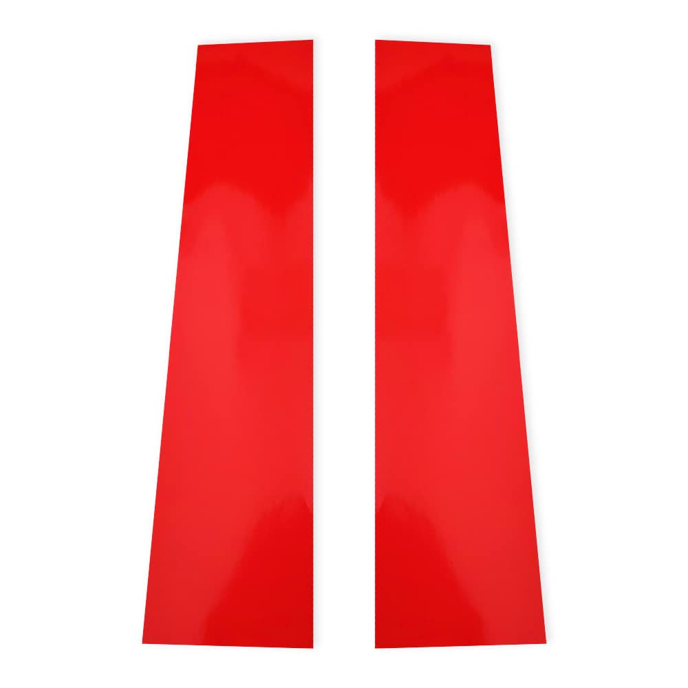 4R Quattroerre.it Fiat 500 and 500 Abarth Red Corsa Central Mount Stickers