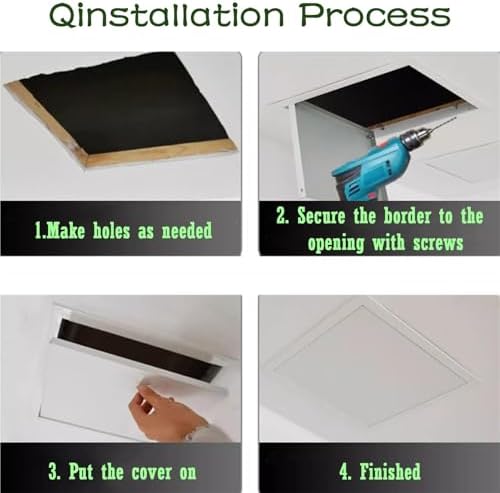 Paintable Wall Access Panel for Residential Use, Ideal for Drywall, Plumbing, and Exhaust System Access – Durable, Easy Installation, Perfect for Home Renovations