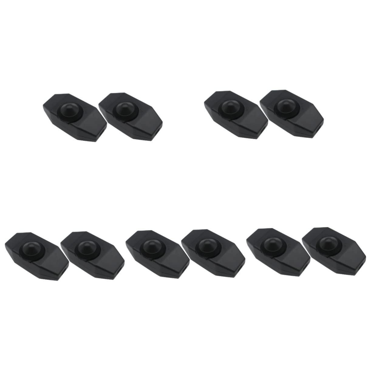Mikikit 10 Stk Drehdimmer Led-dimmschalter Einfarbiger Led-er schalter Für Lampe er Für -leuchten Mini-er -helligkeitser Drehregler Abs en Rotieren Knopf