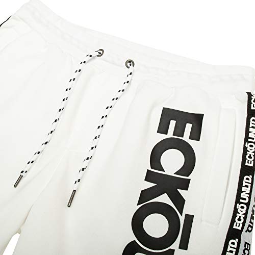 Ecko Mens Gym Shorts – Sweat Shorts For Men, Mens Sweat Shorts White #TOP1