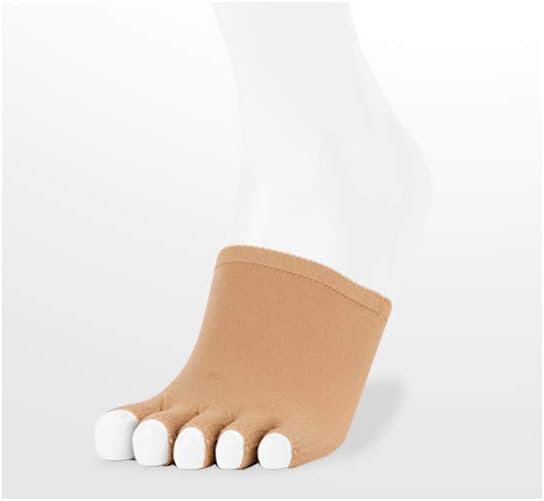 15-20 mmHg, Seamless, Foot Glove, Beige