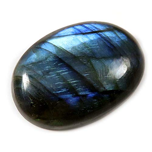 Labradorite bleue cabochon ovale pour création de bijoux faits main