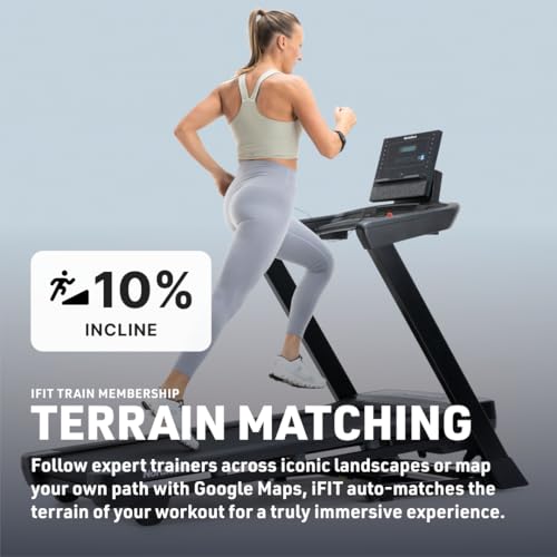 Image of NordicTrack T Series 7 Treadmill with 1-Month iFIT Train Membership | Included iFIT Train Membership Utilizes SmartAdjust Technology to Automatically Modify Your Speed and Incline Levels