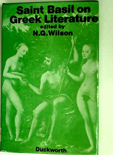 Saint Basil on the value of Greek literature (G... 071560872X Book Cover