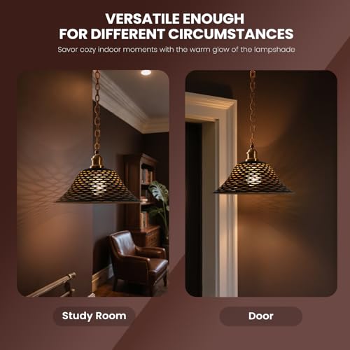 chandelier lamp shades for Ceiling Light Cover,12.2'' Bottom, 7.5" Height - image 5