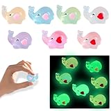 Liste d'emballage: vous recevrez 7 éléphants en résine Mini lumineux de différentes couleurs, vifs et mignons, en quantité suffisante pour répondre à vos besoins divers.