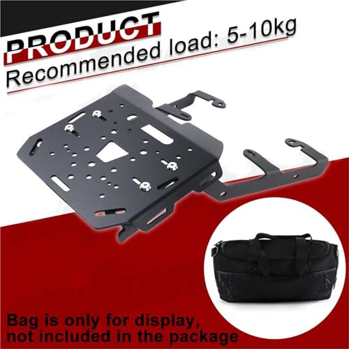 Porte-bagages NC750X en acier robuste découpé au laser pour coffre et sac de voyage