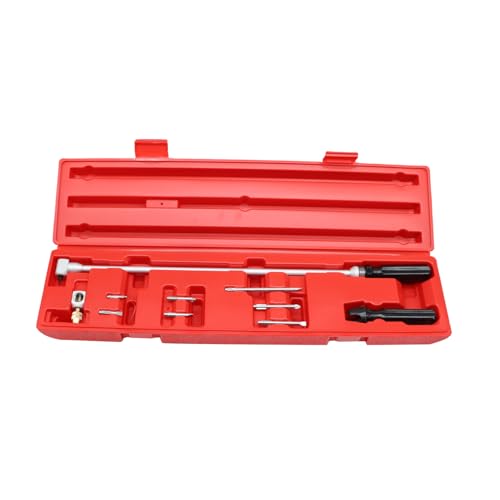 Image of 90 Degree Bevel Carburetor Maintenance Pilot Screw Adjustment Tool Kit Compatible with Motorcycle Snowmobile ATV UTV