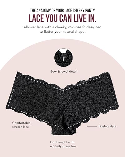 Image of Smart & Sexy womens Signature Lace Cheeky Panty