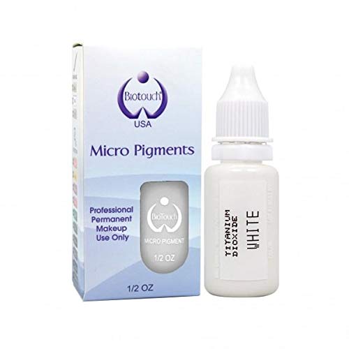 MICROBLADING SUPPLIES Permanent Makeup Pigment Cosmetic Tattoo Ink LARGE Bottle pigment professional permanent makeup supplies Eyebrow Lip Eyeliner microblading supplies 15 ml (White)