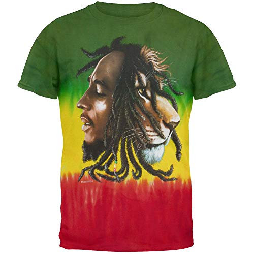 Bob Marley Men's Profiles Tie Dye T-Shirt S