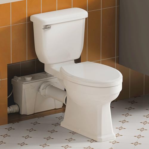 Macerating Toilet with Heated Seat and Pump