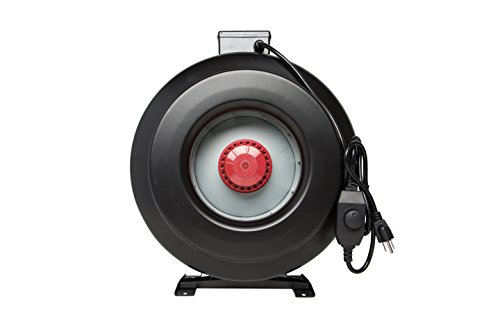 HYDRO PLANET 12-Inch 1500 CFM Inline Duct Fan with Built-In Free Variable Speed Controller for Grow Tent | Hydroponics Fan | Inline Fan