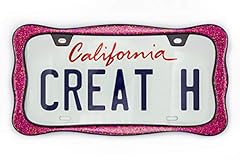 Black Powder Coated with Pink Chunky Gliter