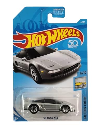 Image of Hot Wheels 1:64 90 Acura NSX Factory Fresh 3+ Yrs Age (Grey)