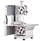VEVOR Kommerzielle Fleischknochen Sägemaschine 2200 W, 1000 kg/h Knochenschneidemaschine Gefrorene Fleisch Knochen Schneidemaschine, 0-180 mm Einstellbare Dicke Knochensäge 470 x 530 mm Arbeitstisch