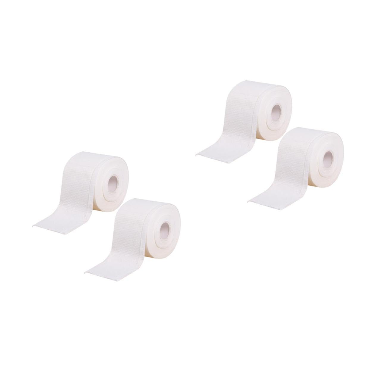 Healvian 2 Sätze Gesichtstuch Weiß Wattepads Zum Entfernen Von Make-up Handtücher Hautpflege Schminktücher Für Das Gesicht Gesichtsgewebe Abschminktuch Reinigungstuch Baumwolle 2 Rollen * 2
