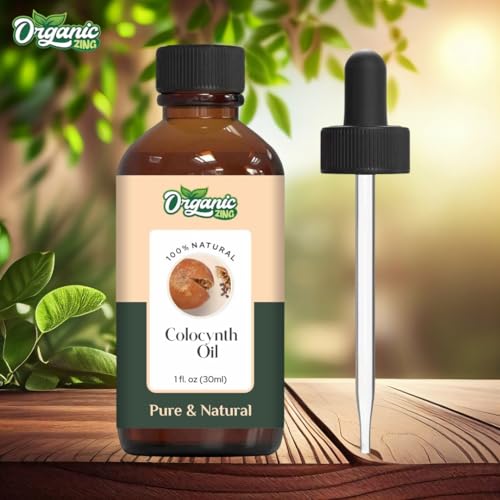 Image of Organic Zing Colocynth (Citrullus colocynthis) Oil | Pure & Natural Essential Oil for Skincare and Hair care - 30ml /1.01fl oz
