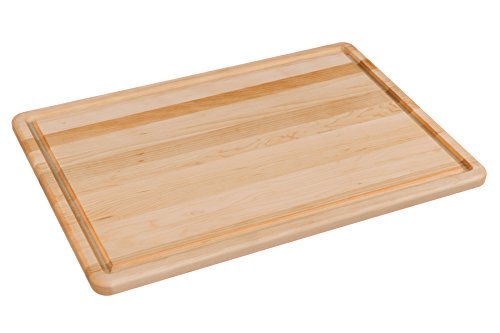Tabla de cortar grande de arce canadiense Labell con ranura para jugos miniatura 4