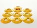 Produktbild 10 Stück Aluminium Unterlegscheibe für Kart Sitz, 34x8mm, gold exloxiert