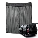 Syncnika 車 カーテン トヨタ対応 ノア 車用防虫ネット 車網戸 車中泊グッズ 換気 強力磁石 両面ファスナー 高密度メッシュ アウトドア キャンプ カー用品 取付簡単 バックドア用