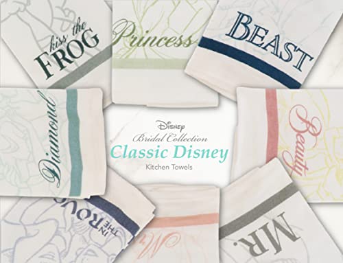 Disney Princess 100% Cotton Kitchen Towels, 2Pk-Soft & Absorbent Decorative Kitchen Towels Perfect For Drying Dishes & Hands-Machine Washable Kitchen Towel Set, 16 X 26 Inches - Princess And The Frog #TOP6