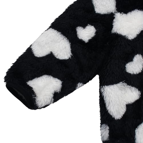 Image of JESKIDS Toddler Girls Boys Fleece Hoody Jacket Zip Up Teddy Coat Warm Winter Outwear