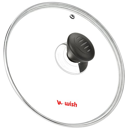 Tempered Glass Lid for Instant Pot 8 Quart, WISH Universal Electric Pressure Cooker