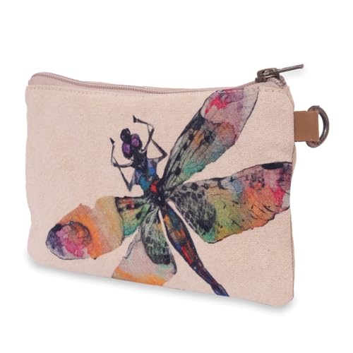Image of COTT N CURLS Dragonfly - Wristlet Wallets for Women, Crossbody Sling Bags, Tote Bag, Book Bag, Cell Phone Purse