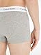 Calvin Klein Herren Boxershorts Low Rise Trunks aus Baumwolle mit Stretch, Grau (Grey Heather), M