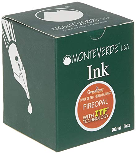 Flacon d'encre Monteverde G308FO Fireopal haute joaillerie pour stylo