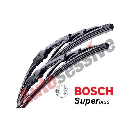 Tergicristalli Bosch Super Plus Spoiler SP22/19S (550mm/475mm) – Set Anteriore Per Veicoli Con Guida A Destra (UK)