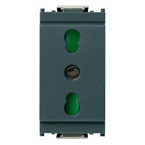 Presa 2P+T 16A P17/11 Grigio VIMAR 16203