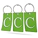 Luggage Tag Initial – Fully Bendable Tag w/Stainless Steel Loop (Letter C)