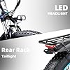 TerraSpoke KETELES 26" Fat Tire Electric Bike for Adults 1000W Rear Motor Bicycle 48V 15AH Removable Battery Mountain Snow Beach Ebike 28MPH, Electric Dirt E Bikes 21 Speed E-Bike (Black-Yellow) #4