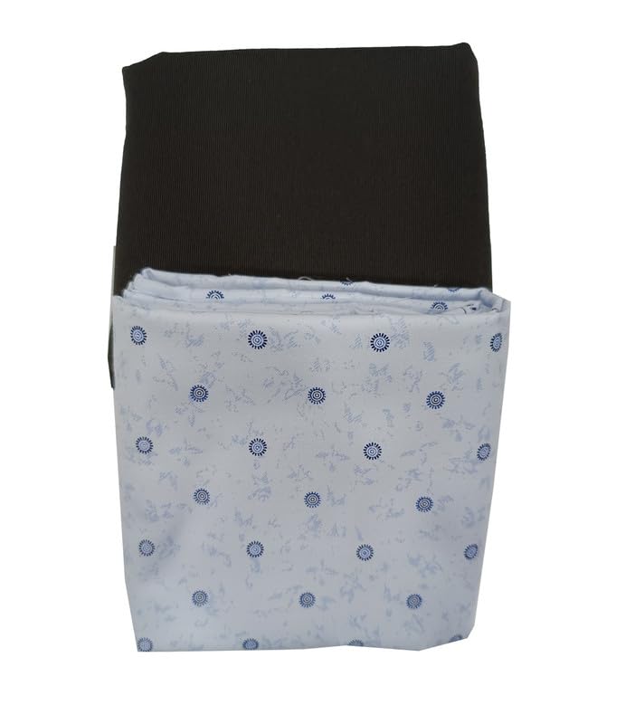 Men's Print Shirt and Trouser Unstitched Fabric Set -Gift Pack (Multicolour_Free Size)_02