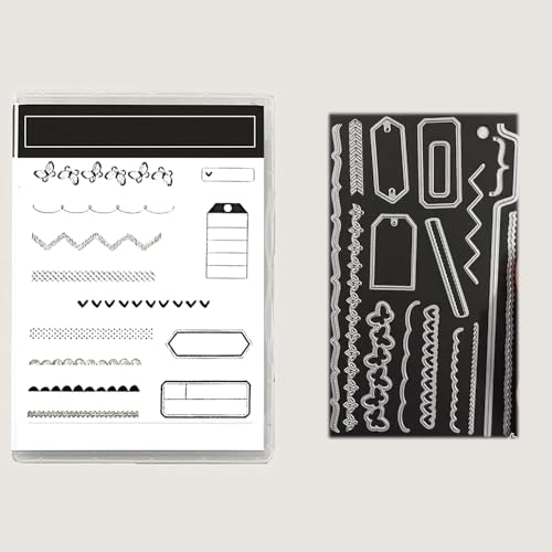 Pteridophyten Klar Stempel Und Metall Schneiden Sterben Set DIY Scrapbooking Handwerk Feiertage Geburtsta Grußkarte 2026 Neues (M7489-stempel und Stanzformen Set)