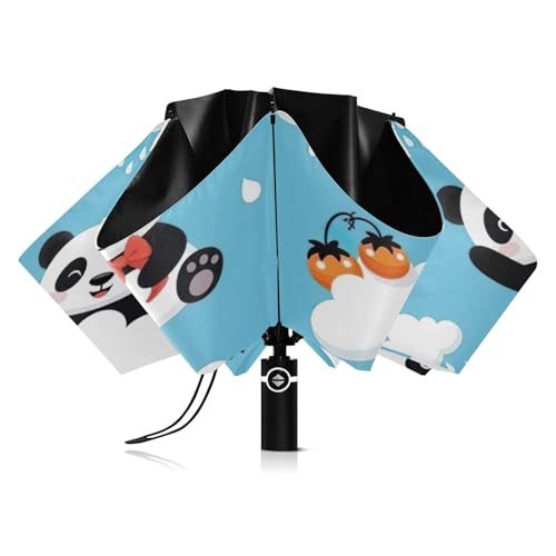 Parapluie pliable automatique panda GAIREG compact et robuste - 2