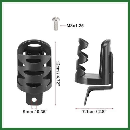 Soporte para vaso multiuso Motoforti plástico negro miniatura 4