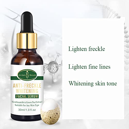 Aichun Beauty Facial Serum Anti-Freckle Essence Nicotinamide Green Tea Extract Moisturizing Smooth Delicate 30Ml/1Fl.oz #TOP3