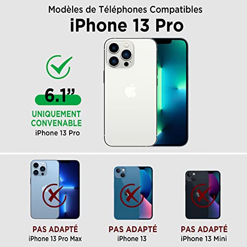 Coque étanche iPhone 13 Pro antichoc jaune évite les écrans brisés