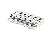 Floyd Rose Bridge Saddles (Set of 6) Chrome