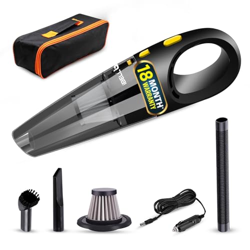 Image of IBELL Car Vacuum Cleaner | Portable Cordless Vacuum Cleaner for Car Use, 120W Wet & Dry, HEPA Filter | 5.5kPa Powerful Suction