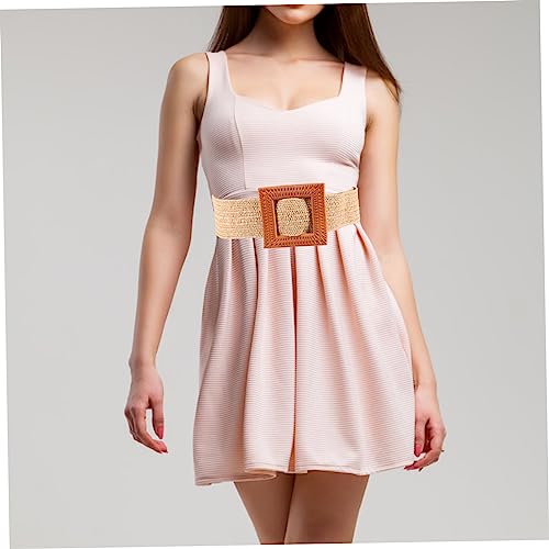 2Pcs Women Adjustable Woven Waist Belts Versatile Fashionable Belts for Dresses and Pants Rustic Style for Ladies3